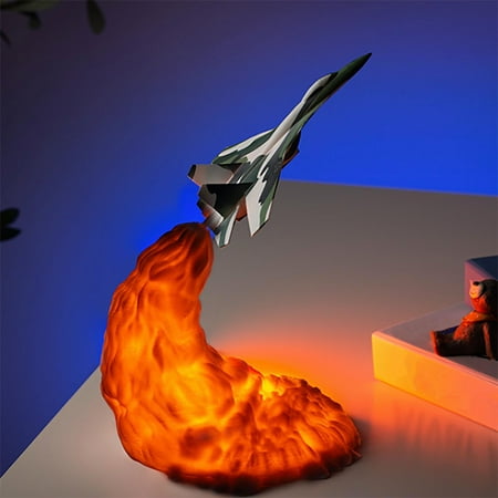 WMYBD Gifts Night Lights3D Printing Rocket Lamp Moon Lamp Space Shuttled Lamp Smart Home Lamp New Strange Desk Lamp Birthday Gift
WMYBD Gifts Night Lights3D Printing Rocket Lamp Moon Lamp Space Shuttled Lamp Smart Home Lamp New Strange Desk Lamp Birthday Gift
