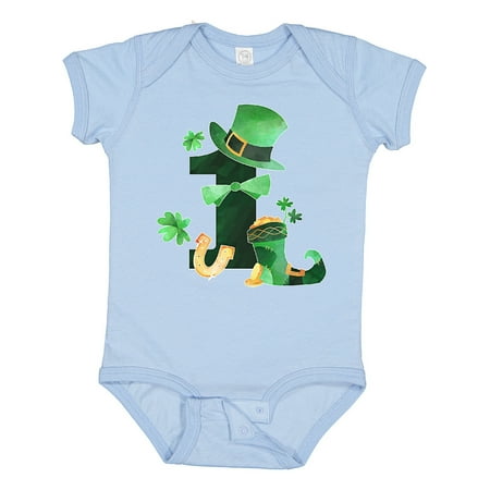 Inktastic St. Patrick s 1st Birthday Green Hat with Bow Tie Gift Baby Boy or Baby Girl Bodysuit
Inktastic St. Patrick s 1st Birthday Green Hat with Bow Tie Gift Baby Boy or Baby Girl Bodysuit