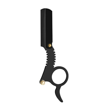Stainless Steel Folding Ring Knife Holder Hairdressing Shaver Facial Repair Tool Black 10292
Stainless Steel Folding Ring Knife Holder Hairdressing Shaver Facial Repair Tool Black 10292