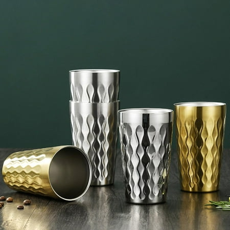 350ml Water Cup Double Walled Anti-scalding 304 Stainless Steel Comfortable Grip Drinking Cup for Bar
350ml Water Cup Double Walled Anti-scalding 304 Stainless Steel Comfortable Grip Drinking Cup for Bar