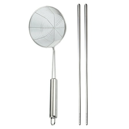 1 Set Stainless Steel Colander Chopsticks Fry Scoop Spider Strainer Home Supplies
1 Set Stainless Steel Colander Chopsticks Fry Scoop Spider Strainer Home Supplies
