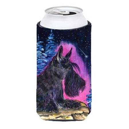 Starry Night Scottish Terrier Tall Boy bottle sleeve Hugger 22 to 24 oz.