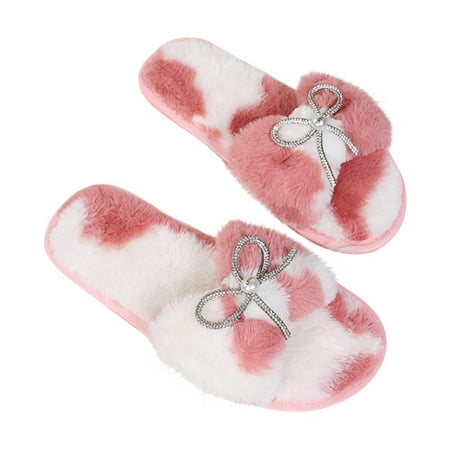 Women s Non-Slip Fuzzy Faux Fur Open Toe House Sandals Slides Slippers Indoor Outdoor
Women s Non-Slip Fuzzy Faux Fur Open Toe House Sandals Slides Slippers Indoor Outdoor
