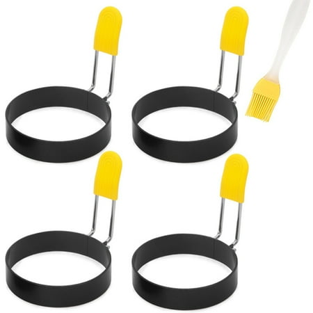 Egg Ring Mold Set Stainless Steel Nonstick Rings Easy Omelette and Pancake Rings Maker Round Molds
Egg Ring Mold Set Stainless Steel Nonstick Rings Easy Omelette and Pancake Rings Maker Round Molds