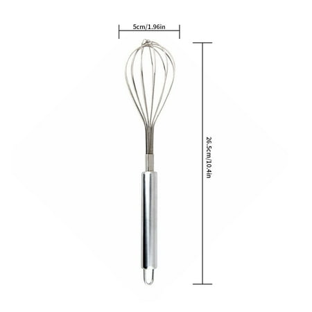 Hot! 1PC Stainless Steel Balloon Wire Whisk Manual Egg Beater Mixer Kitchen Baking Utensil Milk Cream Butter Whisk Mixer
Hot! 1PC Stainless Steel Balloon Wire Whisk Manual Egg Beater Mixer Kitchen Baking Utensil Milk Cream Butter Whisk Mixer