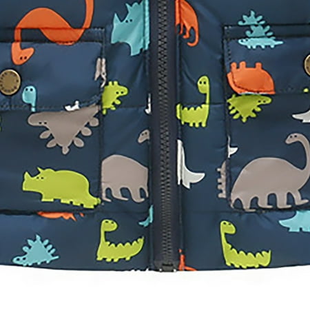 BIZIZA Toddler Coat Hooded Long Sleeve Tops Zip Up Faux Fur Pockets Cartoon Print 1-6Y Chlid Baby Navy 110
BIZIZA Toddler Coat Hooded Long Sleeve Tops Zip Up Faux Fur Pockets Cartoon Print 1-6Y Chlid Baby Navy 110