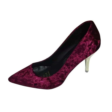 New Pointed High Heeled Shoes Thin Heel Shallow Mouth Suede Single Shoes Women s Pu high heels for Women Red
New Pointed High Heeled Shoes Thin Heel Shallow Mouth Suede Single Shoes Women s Pu high heels for Women Red