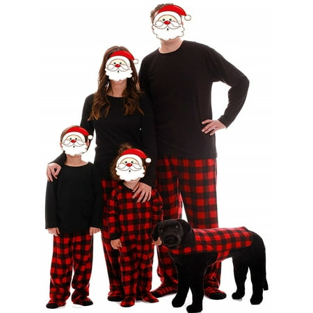 Inevnen Matching Christmas Family Pajamas Set Top and Plaid Pants Pjs Set for Women Men Kids 
Inevnen Matching Christmas Family Pajamas Set Top and Plaid Pants Pjs Set for Women Men Kids