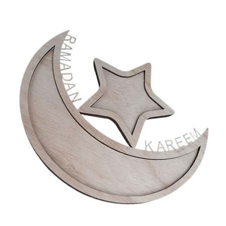 TAONMEISU Wooden Trays - Eid Mubarak Decorations For Home - Eid Mubarak Moon Star Shape Dessert Tray Artistic Party Serving Tableware Tray For Cake Cupcake Table Decoration for Parties Weddings
TAONMEISU Wooden Trays - Eid Mubarak Decorations For Home - Eid Mubarak Moon Star Shape Dessert Tray Artistic Party Serving Tableware Tray For Cake Cupcake Table Decoration for Parties Weddings