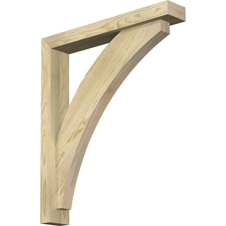 Ekena Millwork 4 W x 24 D x 28 H Thorton Block Rough Sawn Bracket w/ Offset Brace Douglas Fir
Ekena Millwork 4 W x 24 D x 28 H Thorton Block Rough Sawn Bracket w/ Offset Brace Douglas Fir
