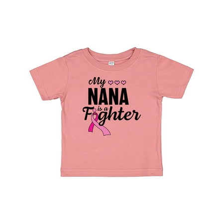 Inktastic Breast Cancer Awareness My Nana is a Fighter Gift Baby Boy or Baby Girl T-Shirt
Inktastic Breast Cancer Awareness My Nana is a Fighter Gift Baby Boy or Baby Girl T-Shirt