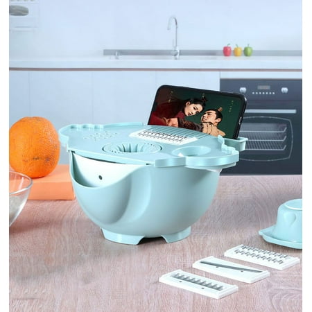 Multifunctional Chopper & 9 in 1 Slicer Vegetable Slicer Drain basket Vegetable Cutter and anual Vegetable Chopper.
Multifunctional Chopper & 9 in 1 Slicer Vegetable Slicer Drain basket Vegetable Cutter and anual Vegetable Chopper.