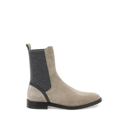 Brunello Cucinelli Suede Chelsea Boots Women