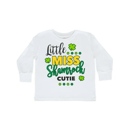 Inktastic Little Miss Shamrock with Shamrocks and Dots Gift Toddler Toddler Girl Long Sleeve T-Shirt
Inktastic Little Miss Shamrock with Shamrocks and Dots Gift Toddler Toddler Girl Long Sleeve T-Shirt