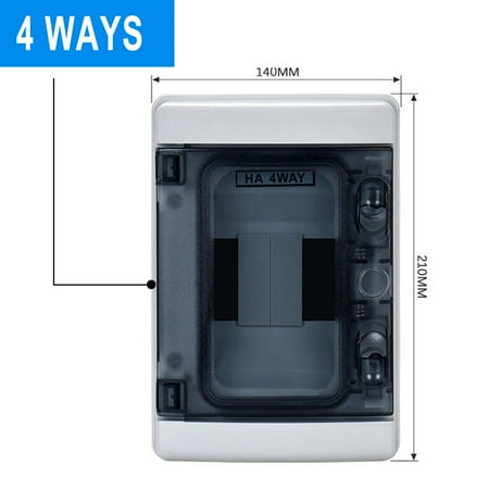 ESR HA4 4-way IP65 weatherproof plastic enclosure outdoor user unit garage