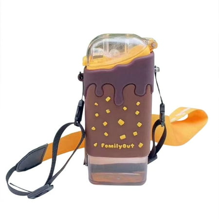 Cute Water Bottle for Kids Ice Cream Shape Water Cup Children s Popsicle Shaped Plastic Kettle with Adjustable Strap and Straw
Cute Water Bottle for Kids Ice Cream Shape Water Cup Children s Popsicle Shaped Plastic Kettle with Adjustable Strap and Straw