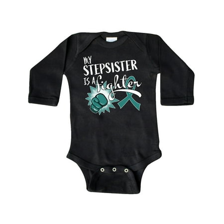Inktastic Ovarian Cancer Awareness My Stepsister is a Fighter Gift Baby Boy or Baby Girl Long Sleeve Bodysuit
Inktastic Ovarian Cancer Awareness My Stepsister is a Fighter Gift Baby Boy or Baby Girl Long Sleeve Bodysuit