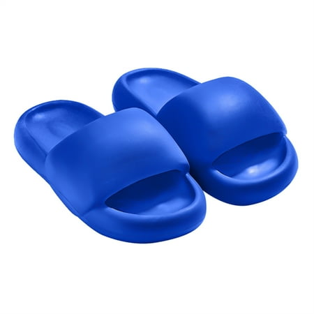 Fashionable Bread Slippers EVA Thick Bottom Sandals Non-slip Summer Woman Shoes Blue 40/41
Fashionable Bread Slippers EVA Thick Bottom Sandals Non-slip Summer Woman Shoes Blue 40/41