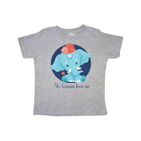 Inktastic Gammie Loves Me Ervin Blue Elephant Sweet Gift Toddler Toddler Girl T-Shirt
Inktastic Gammie Loves Me Ervin Blue Elephant Sweet Gift Toddler Toddler Girl T-Shirt