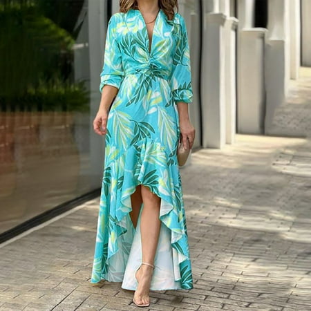 Zedker Casual Dresses for Women Fall Wedding Guest Party Dresses for Women 2022 With Sleeves Fashion Women Casual Print V Neck High Waist Long Sleeve Long Dress
Zedker Casual Dresses for Women Fall Wedding Guest Party Dresses for Women 2022 With Sleeves Fashion Women Casual Print V Neck High Waist Long Sleeve Long Dress