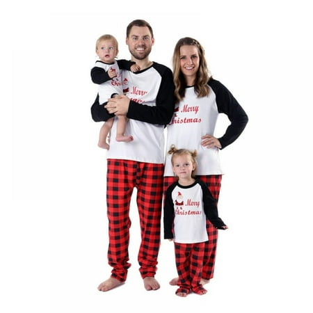 Family Matching Cotton Pajamas Sets Merry Christmas Xmas Sleepwear Nightwear Outfit
Family Matching Cotton Pajamas Sets Merry Christmas Xmas Sleepwear Nightwear Outfit