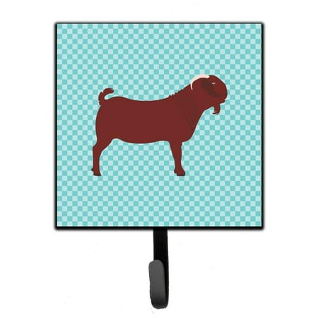 Kalahari Red Goat Blue Check Leash or Key Holder
