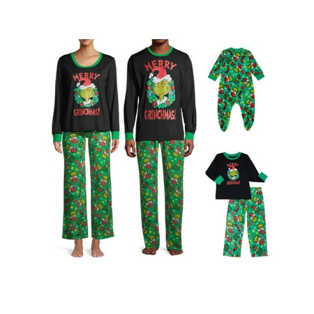 

Calsunbaby Family Matching Nightwear Pajamas Set Cartoon Monster Print O-Neck Long Sleeve Tops Long Pants Sleepwear