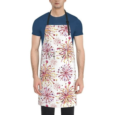 Ocsxa Fireworks Apron With Pockets Kitchen Bib Waterproof Resistant Women Men Unisex Adjustable
Ocsxa Fireworks Apron With Pockets Kitchen Bib Waterproof Resistant Women Men Unisex Adjustable