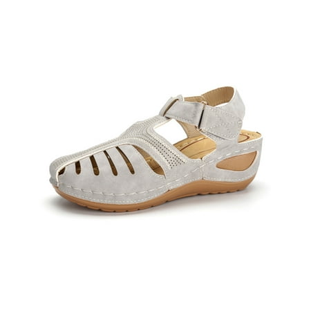 Crocowalk Women Wedge Sandals Summer Beach Shoe Platform Gladiator Sandal Ladies Shoes Outdoor Lightweight Comfort Gray 9
Crocowalk Women Wedge Sandals Summer Beach Shoe Platform Gladiator Sandal Ladies Shoes Outdoor Lightweight Comfort Gray 9