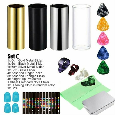 Multi Choices Set Electric Acoustic Guitar Slides Slider Tube Picks Cloth Kit
Multi Choices Set Electric Acoustic Guitar Slides Slider Tube Picks Cloth Kit