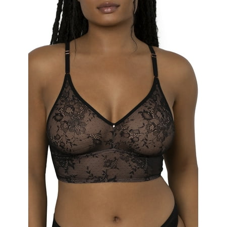 

Smart & Sexy Women s Smooth Lace Longline Bralette Style-SA1451