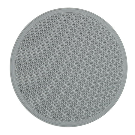 KIKIO Silicone Cushion Large Size Non-slide Coasters Insulated Lightweight Pot Pad Simple Drain Mat Kitchen Household Tools Gray
KIKIO Silicone Cushion Large Size Non-slide Coasters Insulated Lightweight Pot Pad Simple Drain Mat Kitchen Household Tools Gray