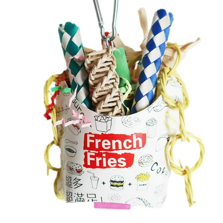 TITOUMI Parrot Toy - Alphabet Snack Carnival Bucket
