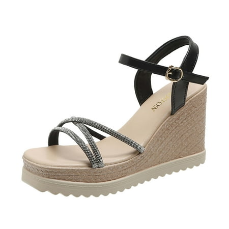 Quealent Adult Women Sandal Women s Sandals Size 12 Wide Ladies Fashion Summer Ribbon Rhinestone Decoration Open Toe Sunflower Sandals for Women Black 8
Quealent Adult Women Sandal Women s Sandals Size 12 Wide Ladies Fashion Summer Ribbon Rhinestone Decoration Open Toe Sunflower Sandals for Women Black 8