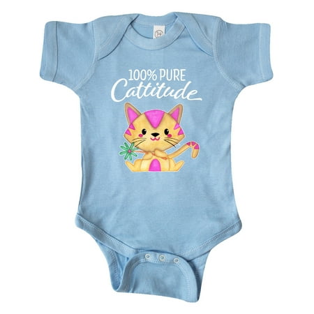 Inktastic Cute Cat with Flower-100 Percent Pure Cattitude Gift Baby Boy or Baby Girl Bodysuit
Inktastic Cute Cat with Flower-100 Percent Pure Cattitude Gift Baby Boy or Baby Girl Bodysuit