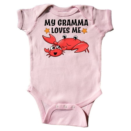 Inktastic My Gramma Loves Me- cute crab family Gift Baby Boy or Baby Girl Bodysuit
Inktastic My Gramma Loves Me- cute crab family Gift Baby Boy or Baby Girl Bodysuit