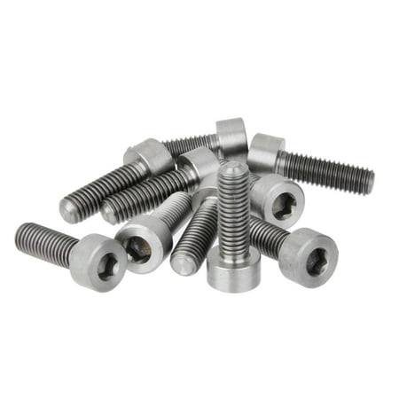 10pcs Titanium Alloy Stainless Steel Cap Head Socket Screw