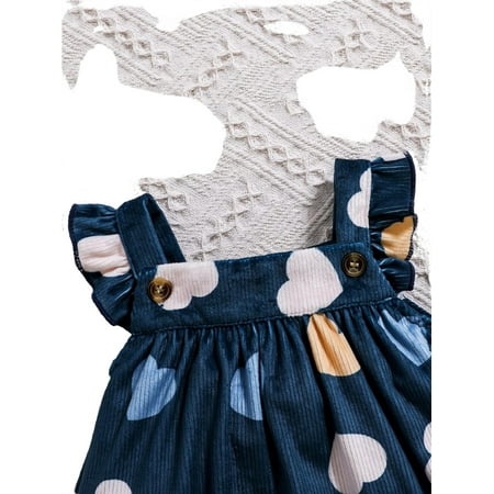 Cute Heart print Square Neck Smock Sleeveless Navy Blue Baby Dresses (Baby s)
Cute Heart print Square Neck Smock Sleeveless Navy Blue Baby Dresses (Baby s)