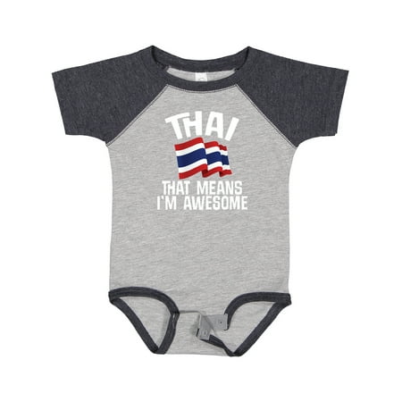 Inktastic Thailand Flag Thai Gift Gift Baby Boy or Baby Girl Bodysuit