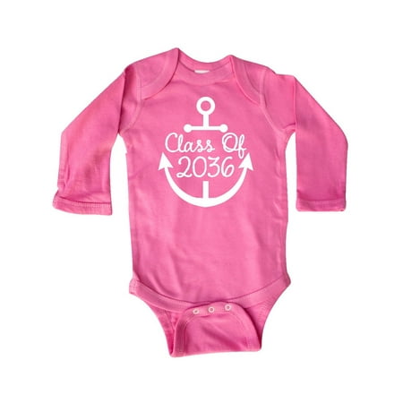 Inktastic Class Of 2036 Graduation Nautical Anchor Gift Baby Boy or Baby Girl Long Sleeve Bodysuit
Inktastic Class Of 2036 Graduation Nautical Anchor Gift Baby Boy or Baby Girl Long Sleeve Bodysuit