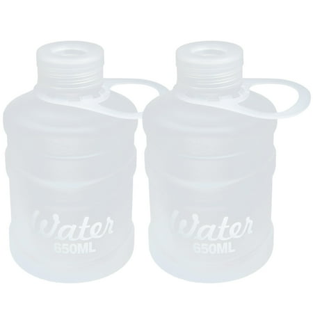 NUOLUX 2pcs Plastic Water Bottle Portable Sports Water Bottle Outdoor Water Bottle 650ml
NUOLUX 2pcs Plastic Water Bottle Portable Sports Water Bottle Outdoor Water Bottle 650ml