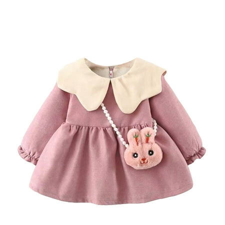 OVTICZA Infant Baby Spring Bag Sundress Long Sleeve Dresses Dress for Girl Hot Pink 90/8
OVTICZA Infant Baby Spring Bag Sundress Long Sleeve Dresses Dress for Girl Hot Pink 90/8