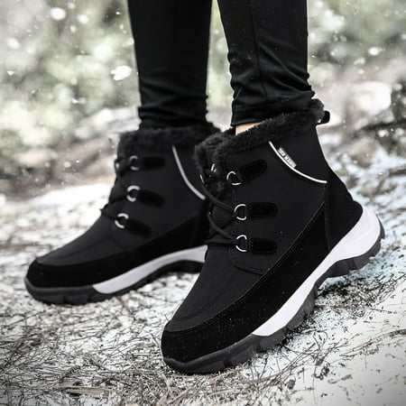 ZMHEGW Women Boots Winter Snow Short Tube High Top Flat Bottom Non Slip Round Toe Lace Up Solid Color Plush Warm And Comtable Outdoor Shoes
ZMHEGW Women Boots Winter Snow Short Tube High Top Flat Bottom Non Slip Round Toe Lace Up Solid Color Plush Warm And Comtable Outdoor Shoes