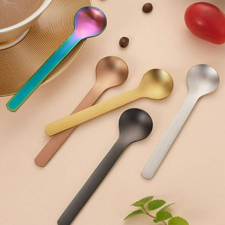 Stainless Steel Dessert Spoon Small Coffee Ice Cream Small Dessert Scoop Condiment Salt Sugar Spoon Kitchen Accessories
Stainless Steel Dessert Spoon Small Coffee Ice Cream Small Dessert Scoop Condiment Salt Sugar Spoon Kitchen Accessories