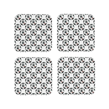 Fuzoiu Happy Football Print Leather Coasters Set Drink Coasters Set of 4 for Tabletop Protection Durable PVC Coasters Home Décor and Housewarming Gift-Square
Fuzoiu Happy Football Print Leather Coasters Set Drink Coasters Set of 4 for Tabletop Protection Durable PVC Coasters Home Décor and Housewarming Gift-Square