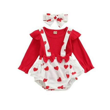Baby Girl Valentine s Day Red Long-Sleeve Round Neck Shirt Tops Suspender Shorts Pants Suit 0-24 Months
Baby Girl Valentine s Day Red Long-Sleeve Round Neck Shirt Tops Suspender Shorts Pants Suit 0-24 Months
