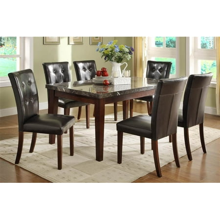 7-Pc Transitional Dining Table Set