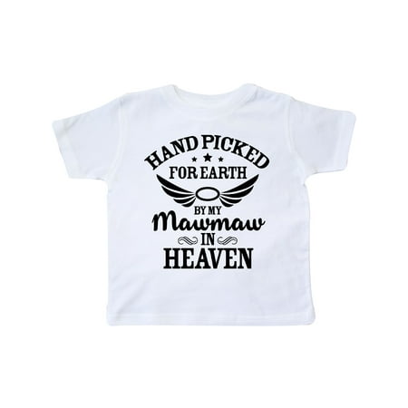 Inktastic Handpicked for Earth By My Mawmaw in Heaven with Angel Wings Gift Toddler Boy or Toddler Girl T-Shirt
Inktastic Handpicked for Earth By My Mawmaw in Heaven with Angel Wings Gift Toddler Boy or Toddler Girl T-Shirt