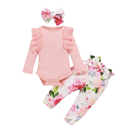 Musuos Baby Girl Knitted Long Sleeve Ruffle Romper Tops Flower Halen Pants Headband
Musuos Baby Girl Knitted Long Sleeve Ruffle Romper Tops Flower Halen Pants Headband