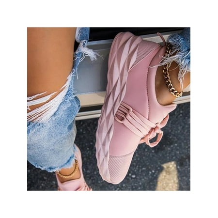 Daeful Lightweight Sneakers Women Breathable Lace Up Sport Jogging Socks Shoes School Outdoor
Daeful Lightweight Sneakers Women Breathable Lace Up Sport Jogging Socks Shoes School Outdoor